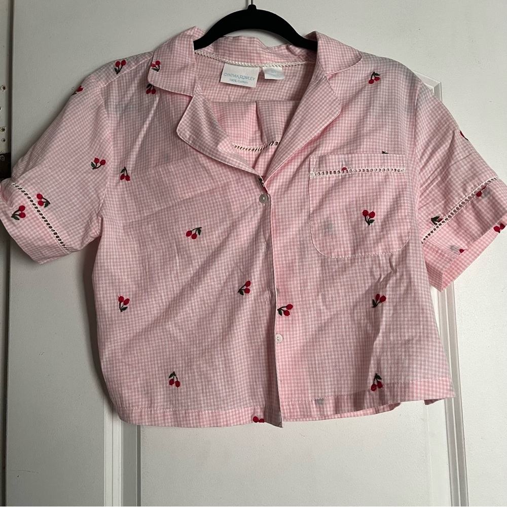 Cynthia Rowley Women's Cherry Pink Pajamas